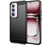 Funda Carbon Negra Oppo Reno 12 Pro 5G