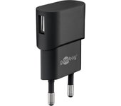 Goobay 44947 cargador de dispositivo móvil Universal Negro Corriente alterna Interior