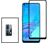 Película de Camara trasera + Vidretes templado 5D Cubierta completa para Realm 9 Pro + Plus - Transp
