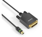 PureLink ULS2100-010 adaptador de cable de vídeo 1 m Mini DisplayPort DVI Negro