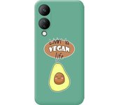 Funda Silicona Verde Vivo Y17s Vegan Life