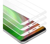 3x Pelicula Protectora para Huawei MATE 10 PRO en TRANSPARENTE con BLANCO - Paquete de 3 Pantalla de Vidrio Templado Cobertura Completa (Tempered) Compatible 3D con Dureza 9H
