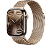 Apple Watch Series 10 OLED 42 mm Digital 374 x 446 Pixeles Pantalla táctil 4G Oro Wifi GPS (satélite)