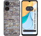 Funda Silicona Zte Blade V50 Design 5G Ladrillo 02