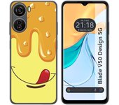 Funda Silicona Zte Blade V50 Design 5G Helado Vainilla