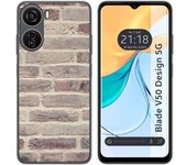 Funda Silicona Zte Blade V50 Design 5G Ladrillo 01