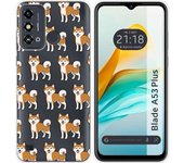 Funda Silicona ZTE Blade A53 Plus Perros 08