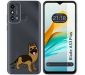 Funda Silicona ZTE Blade A53 Plus Perros 03