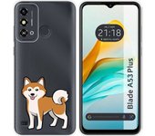 Funda Silicona ZTE Blade A53 Plus Perros 02