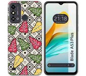 Funda Silicona ZTE Blade A53 Plus Flores 11