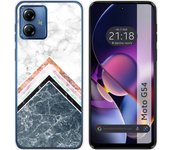 Funda Silicona Motorola Moto G54 5G Mármol 05