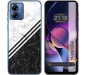 Funda Silicona Motorola Moto G54 5G Mármol 01