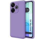Funda Silicona Xiaomi Poco M6 4G Morada