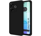 Funda Silicona Xiaomi Poco M6 4G Negra