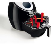 Ariete 4618 Sencillo 5,5 L Independiente 1800 W Freidora de aire caliente Negro, Acero inoxidable