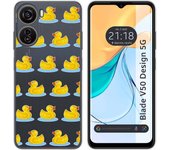 Funda Silicona Zte Blade V50 Design 5G Pato