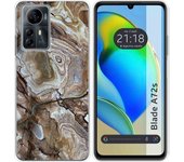 Funda Silicona Zte Blade A72s Mármol 14