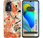 Funda Silicona Zte Blade A72s Mármol 12