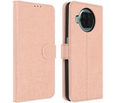 Funda Xiaomi Mi 10T Lite Libro Billetera F. Soporte – Oro Rosa