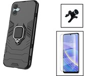 Kit de cubierta completa Hydrogel Frente del frente + Cubierta 3x1 Defensor militar + soporte magnét