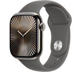 Apple Watch Series 10 OLED 42 mm Digital 374 x 446 Pixeles Pantalla táctil 4G Titanio Wifi GPS (satélite)