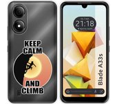 Funda Silicona Zte Blade A33s Mujer Escalada