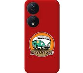 Funda Silicona Líquida Roja Honor X7b Adventure