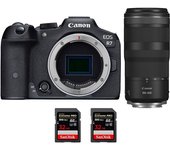 EOS R7 + RF 100-400mm IS + 2 SanDisk 32GB Extreme PRO UHS-II SDXC 300 MB/s + PDF MCZ DIRECT 20 TÉCNI
