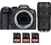 EOS R7 + RF 100-400mm IS + 3 SanDisk 32GB Extreme PRO UHS-II SDXC 300 MB/s + PDF MCZ DIRECT 20 TÉCNI