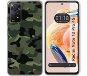 Funda Silicona Xiaomi Redmi Note 12 Pro 4G Camuflaje