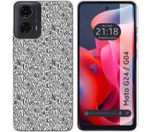 Funda Silicona Motorola Moto G04 / G24 Letras