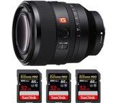 FE 50mm f/1.2 GM + 3 SanDisk 32GB Extreme PRO UHS-II SDXC 300 MB/s + PDF  pulgadas pulgadas20 TÉCNICAS PARA MEJORAR