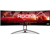 AOC AG493QCX LED display 124 cm (48.8 pulgadas pulgadas) 3840 x 1080 Pixeles Negro, Rojo