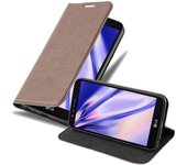 Funda Libro para LG STYLUS 3 en MARRoN CAFe - Cubierta Proteccion con Cierre Magnetico, Tarjetero y Funcion de Suporte - Etui Case Cover Carcasa