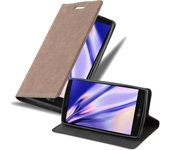Funda Libro para LG FLEX 2 en MARRoN CAFe - Cubierta Proteccion con Cierre Magnetico, Tarjetero y Funcion de Suporte - Etui Case Cover Carcasa