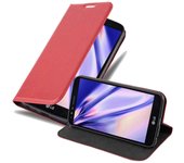 Funda Libro para LG STYLUS 3 en ROJO MANZANA - Cubierta Proteccion con Cierre Magnetico, Tarjetero y Funcion de Suporte - Etui Case Cover Carcasa