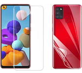 Hydrogel 360 Kit de película completa frontal + verso + bordes laterales para Samsung Galaxy A21S