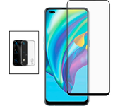 Película de Camara trasera + Vidrio templado 5D Cubierta completa curvada para Huawei P40 Pro + Plus
