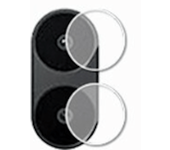 Película de vidrio para la cámara trasera para Xiaomi Poco M4 5G - Transparente