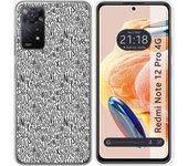 Funda Silicona Xiaomi Redmi Note 12 Pro 4G Letras