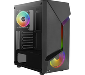 SCAPEBKV3 Caja PC USB 3.0 Cristal Templado Torre ATX 3 Ventiladores Negro