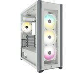 iCUE 7000X Caja PC RGB USB 3.2 Vidrio Templado ATX Torre Completa 4 Ventiladores Blanco
