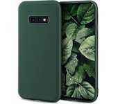Minimalist Series Funda Silicona para Samsung S10e, Verde Oscuro con Acabado Mate, Cover Carcasa de