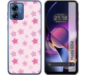 Funda Silicona Motorola Moto G54 5G Flores