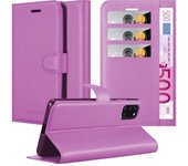 Funda Libro para Samsung Galaxy A31 en VIOLETA DE MANGANESO - Cubierta Proteccion con Cierre Magnetico, Tarjetero y Funcion de Suporte - Etui Case Cover Carcasa