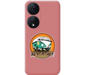 Funda Silicona Líquida Rosa Honor X7b Adventure