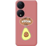 Funda Silicona Líquida Rosa Honor 90 Smart 5G Vegan Life