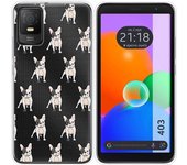 Funda Silicona Transparente TCL 403 Perros 12