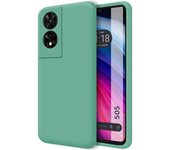 Funda Silicona Líquida Ultra Suave TCL 505 Verde