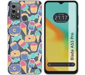 Funda Silicona Zte Blade A53 Pro Dulces 02